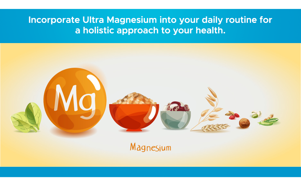 Ultra Magnesium 200 mg Tablets | Magnesium Supplement | Nutritional Supplement | Gluten Free | 60 Tablets