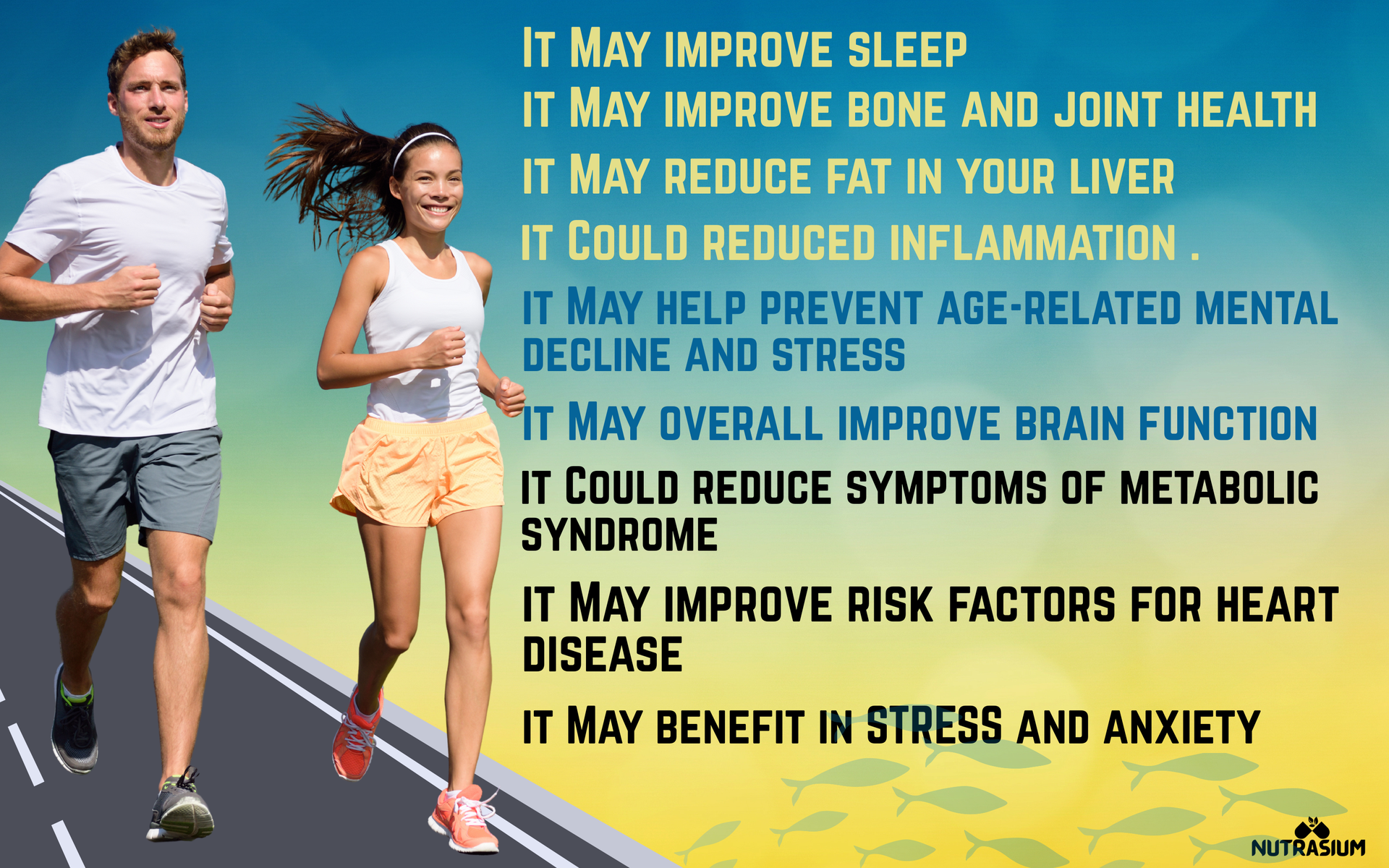 Nutrasium Omega-3 Fish Oil 2600mg | Triple Strength | Heart Brain Eye Joint Skin Bone | 30 Softgels