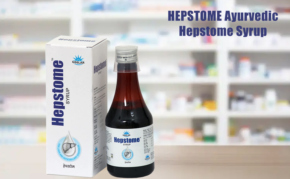 Health Group Hepstome Liver Health Syrup, an Herbal Formula, Supports Overall Wellness, Gentle on the Stomach, and Is Easy-To-Take Liquid That Is Ideal for Daily Use Net 200ml
