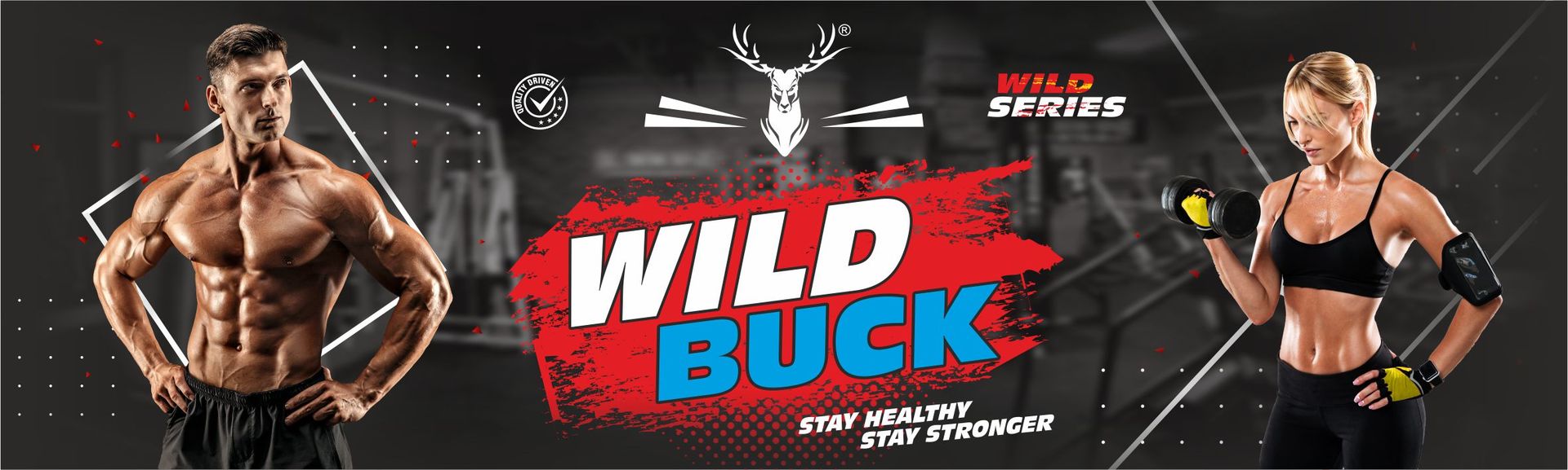 WILD BUCK Hyper Bulk Gain Mass & Weight Gainer Capsule For Fast Weight & Muscle Gain,Daily Muscle Building Weight Supplement For Muscle Growth,Stamina & Strength,For Men & Women- 90 Cap,1 Count