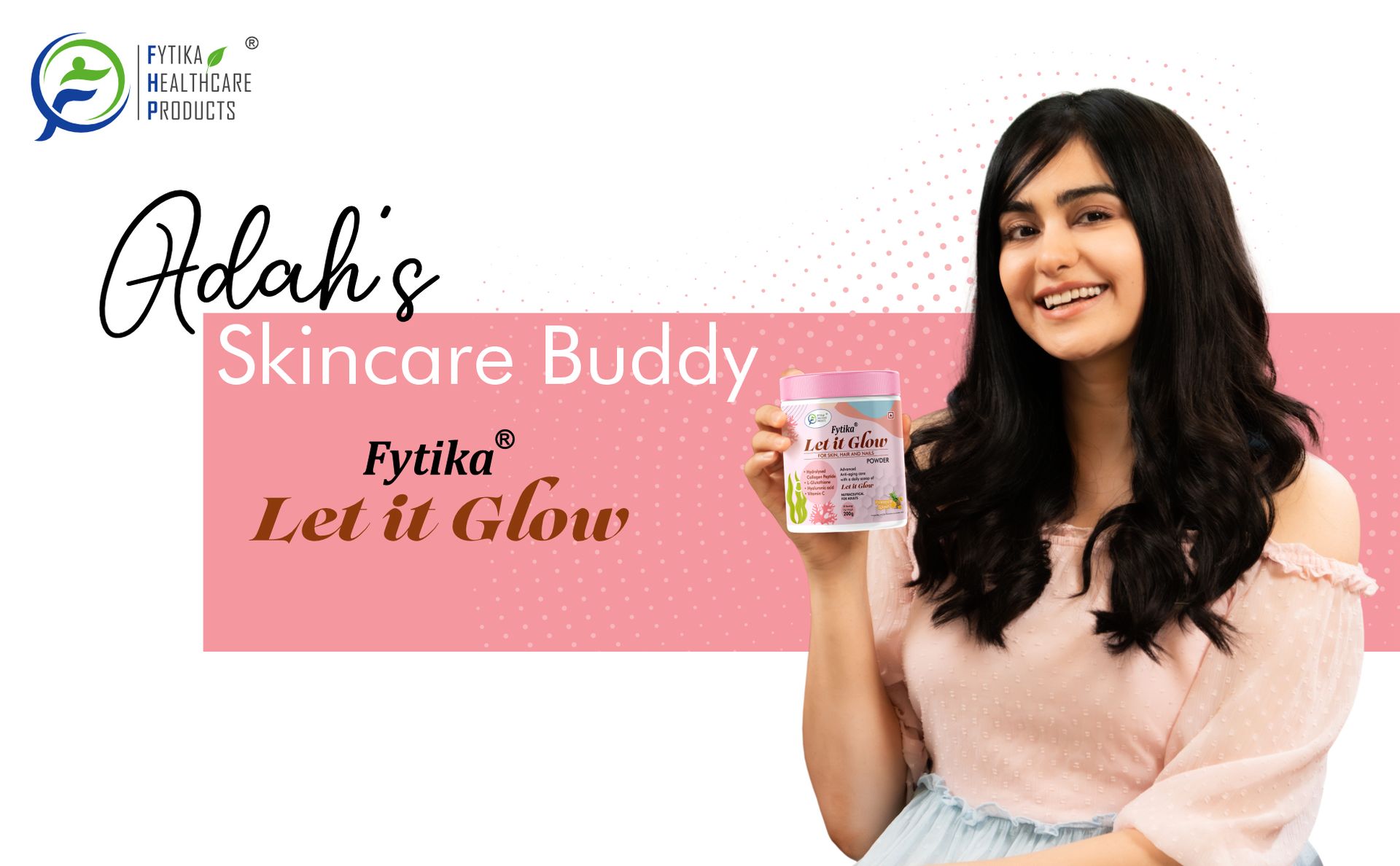 Fytika Let It Glow - 200g (Pineapple, Pack of 1) Marine Collagen Supplement for Men & Women|L- Glutathione, Vitamin C, Sesbania Agati Extract| Helps support healthy skin, hair and nails.