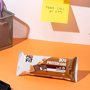 MuscleBlaze 20g Protein Bar, Choco Almond,Pack of 6
