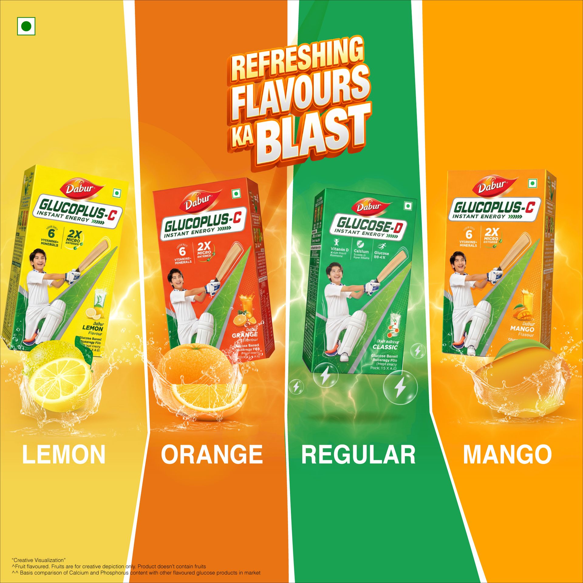 Dabur Glucose-D Instant Energy Drink Powder - 1kg | Enriched with Vitamin D & Calcium | 99.4% Glucose Quick Energy Replenishment Formula | Easy to Mix Refreshing Drink