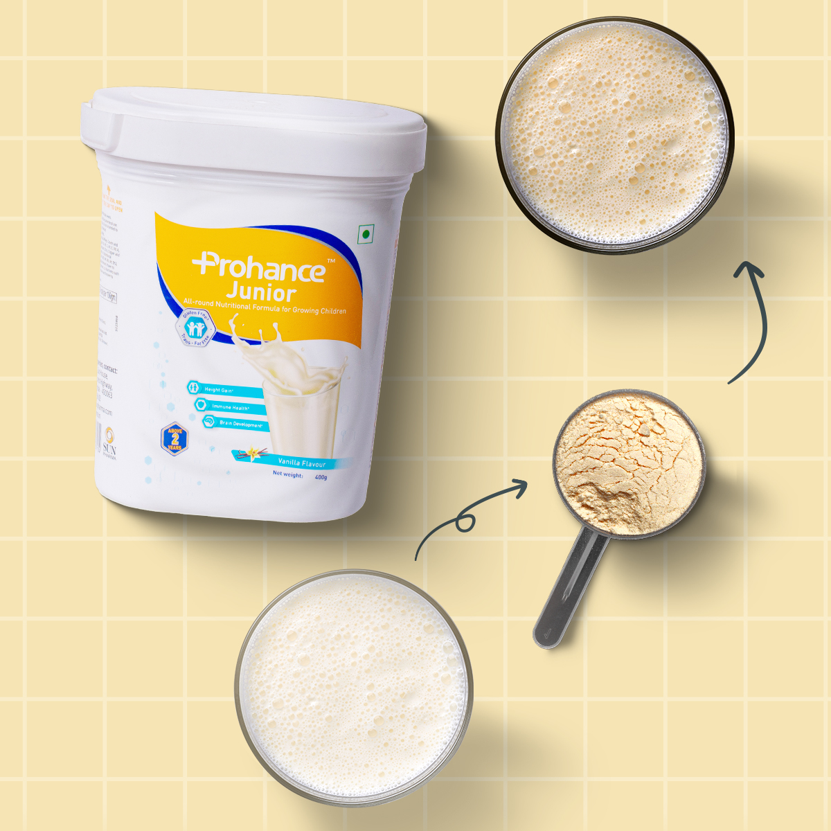 Prohance Junior Vanilla 400G, Powder