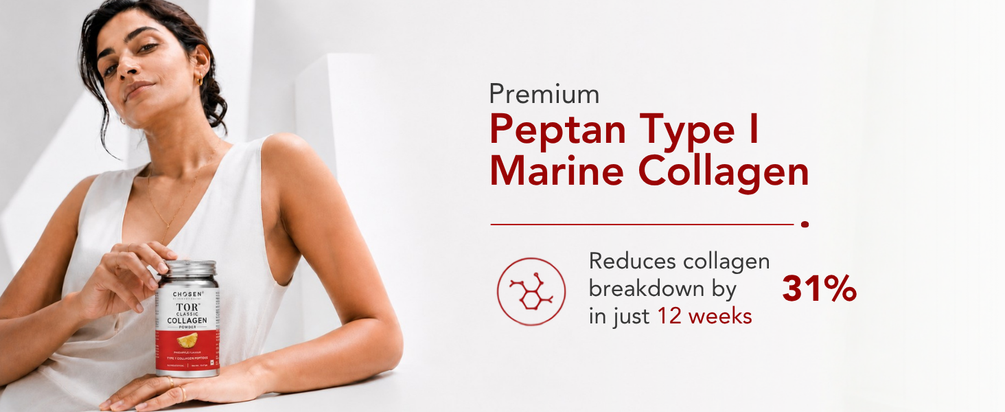 CHOSEN® TOR™ Classic Marine Collagen | Skin, Hair & Joint Health | 7 Servings