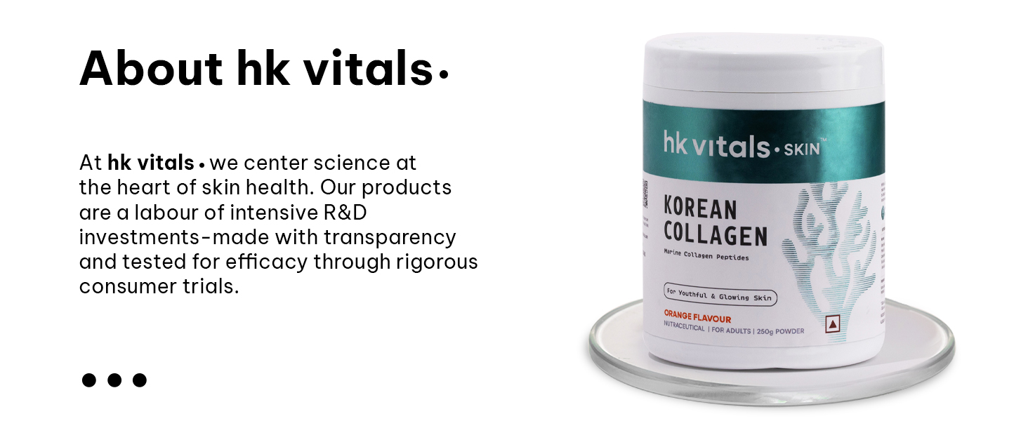 hk vitals Korean Marine Collagen Supplement, Orange, 250g