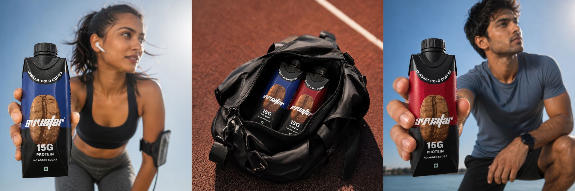 avvatar Protein Cold Coffee | Classic Cold Coffee Flavour | 15g Protein | 4.8g Fiber | Ready to Drink | 250ml | Pack of 4 (4 x 250 ml)