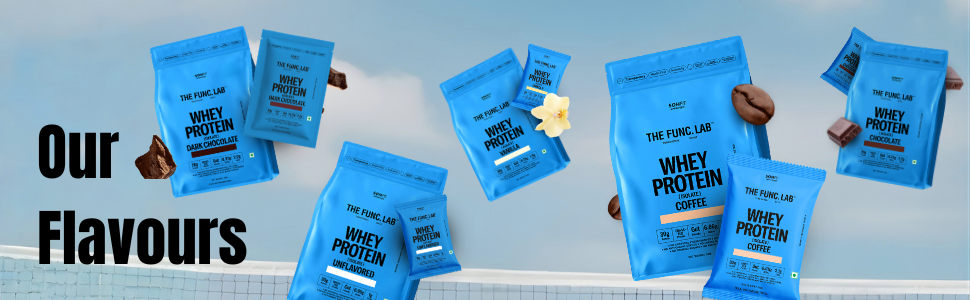 The Func. Lab Whey Protein Isolate - Dark Chocolate | 1kg | Grass‑Fed, 28g Protein, 6.37g BCAA per Scoop | High Protein Supplement for Muscle Growth, Digestion and Absorption Support