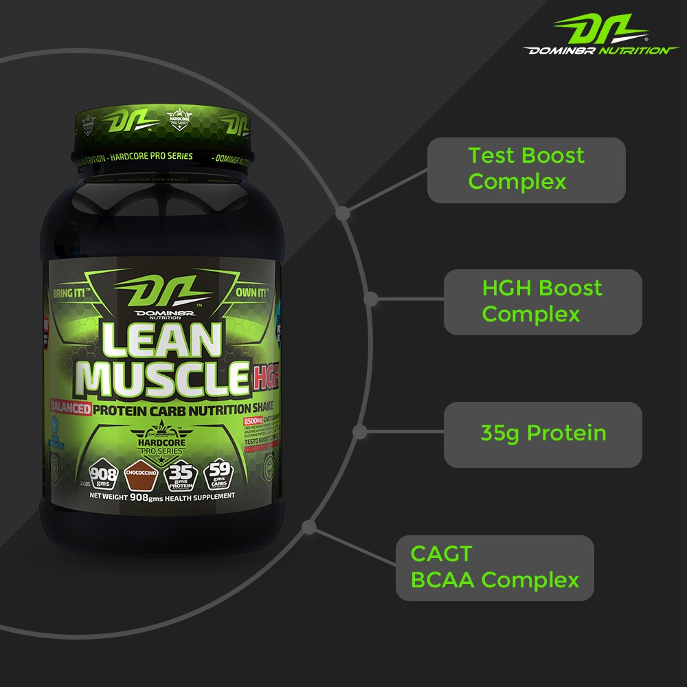 Domin8r DOMIN8R Lean Muscle HGH - 10 Lbs (Smooth Chocolate)