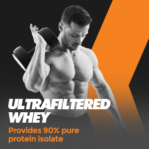 Fast&Up 100% Pure European Whey Protein Isolate, Ultralow Carbs | 30 Servings | 26g Protein per serve | Low Lactose & Gluten Free | Fast Acting, No Bloating - Rich Chocolate Flavour