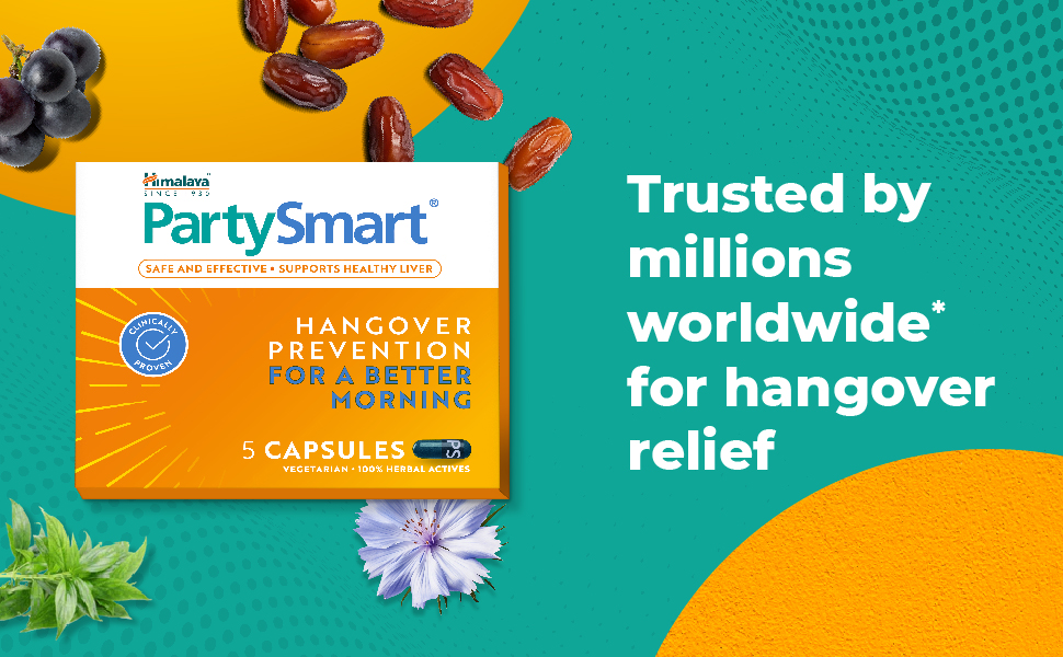 Himalaya Party Smart Capsules - 25 Capsules, White