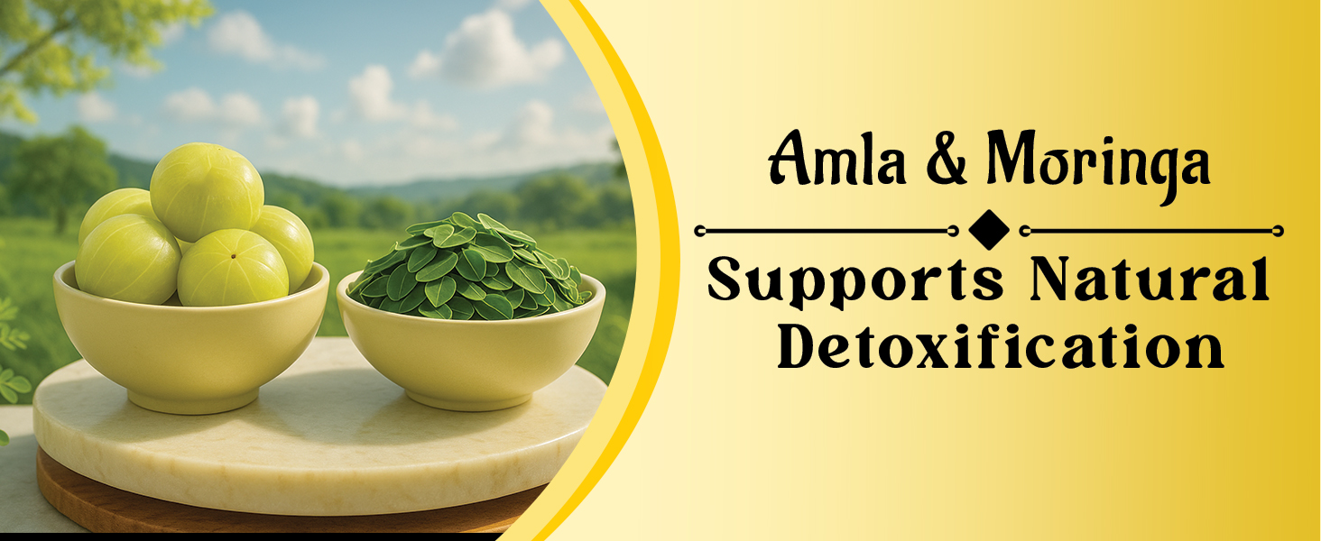 DAILY DETOX SHOT 60ML (Pack of 10) | Liver Detox Drink with Milk Thistle, Moringa, Curcumin & Bhui Amla | Ayurvedic Cleanse for Gut | Liver Care Juice | Gut Cleanse | Improves Probiotic Activity, Gut Health & Digestion | Herbal Detox Drink