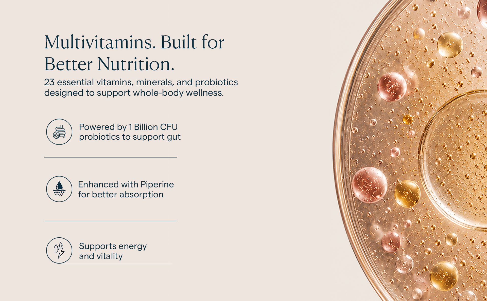 The Good Bug Multivitamin Tablet for Women| 23 Vital Nutrients including Zinc, Magnesium, Vitamin B,C,D, Calcium for Energy, Immunity, Radiance, Strong Bones and Overall Health| Veg 60 Tablets