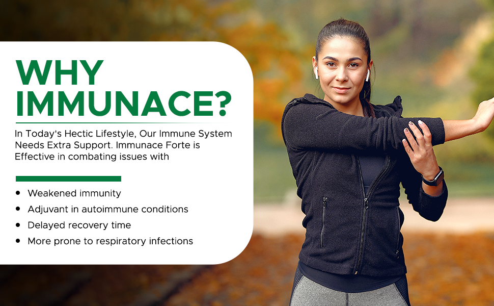 Immunace Forte – With Vitamin D3 400 IU, Lycopene, L-Carnitine & Selenium | Multinutrient Formula for Adults – 30 Tablets (Pack of 3)