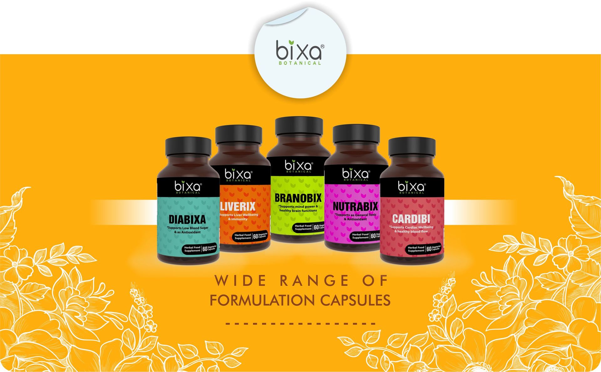 Bixa Botanical Turmeric Forte 450mg | Immunity | 60 Veg Caps