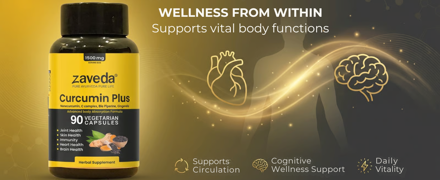 Curcumin Plus 1500 mg, 90 Veg Capsules