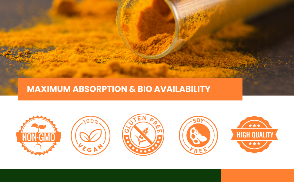 Anti inflammatory supplement curcumin with Piperine and 95% Curcuminoids | Immunity Booster for Men & Women - 30 Curcumin Tablets