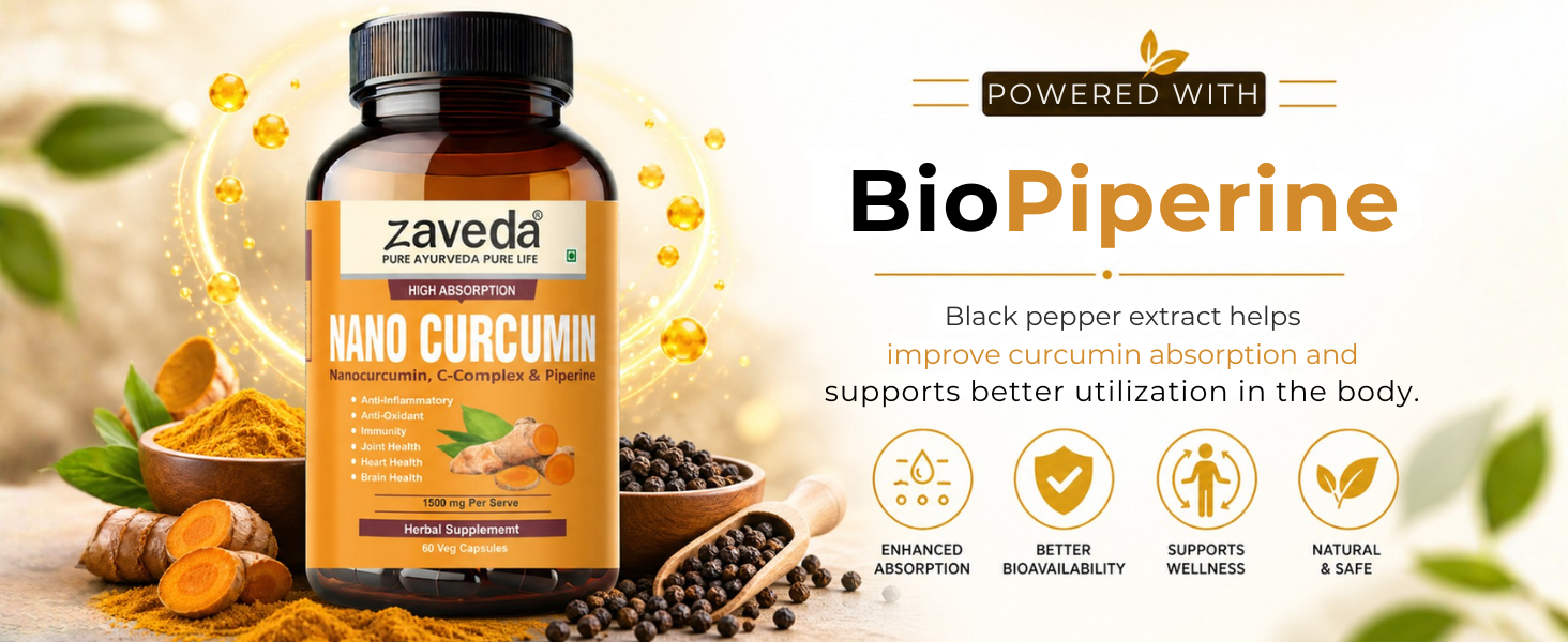 Nano Curcumin Plus 1500mg, 60 Veg Caps