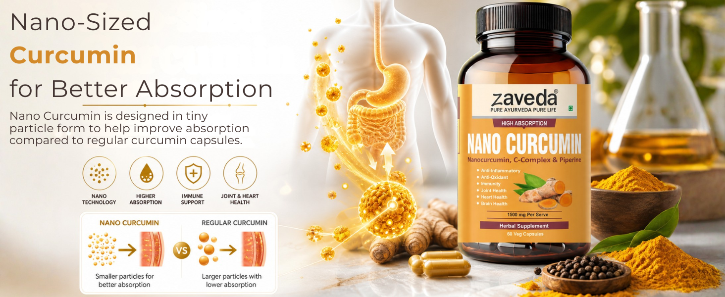 Nano Curcumin Plus 1500mg, 60 Veg Caps
