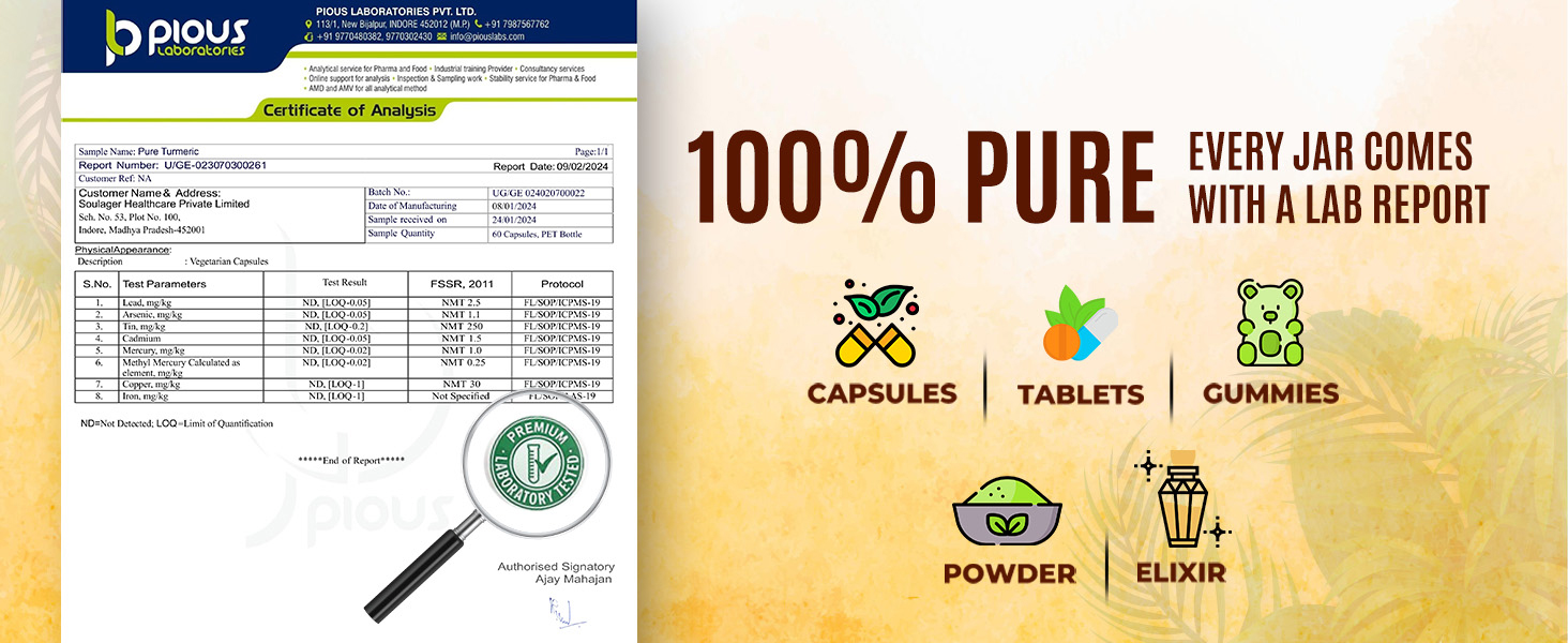 Simply Herbal 800 MG Turmeric Curcumin & Piperine Extract Capsules for Immunity | Immunity Boosters Capsule for Adults | Good for Skin & Joint Pains | Natural and Pure Curcuminoids Capsule, Pack of 1