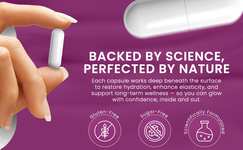 Marine Collagen Supplement, 1000mg, 60 Capsules
