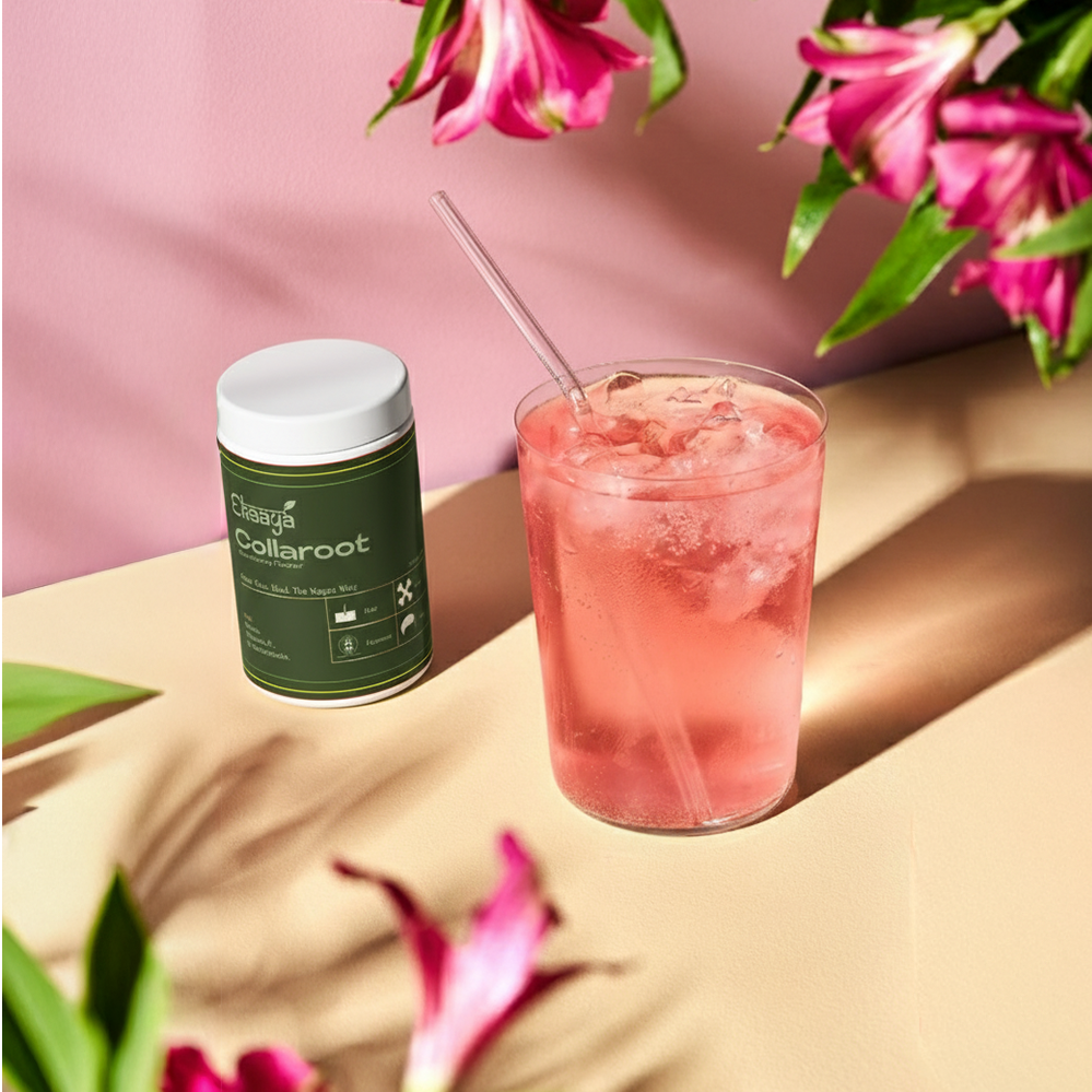 Collaroot Vegan Hair & Skin Nutrition Powder | Plant-Based Collagen Booster for Strong Hair & Glowing Skin | Rich in Biotin, Vitamins & Antioxidants |UNISEX| PACK OF 1