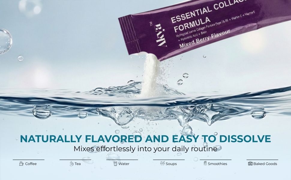 AKYA Japanese Marine Collagen for Antiageing, Skin & Hair Supplement