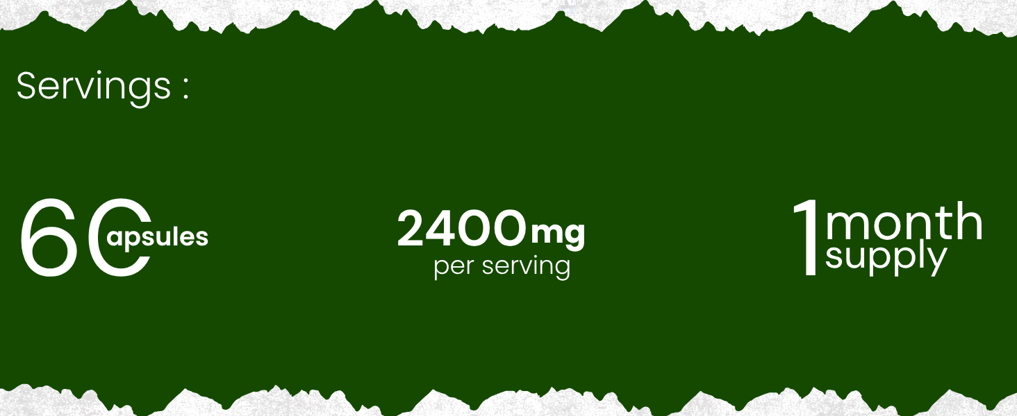 Turmeric Curcumin Capsules 2400mg