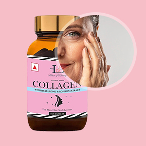 HOUSE OF BEAUTY Collagen Supplement Tablets With Hyaluronic & Rosehip Nutraceutical For Skin, Hair & Nails - 60 Tablets, 200 g (Pack of 1)