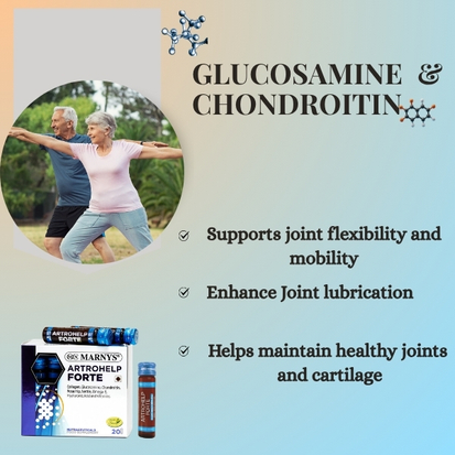 Marnys Artrohelp Forte | 7-in-1 Joint Support & Mobility Formula | Collagen, Glucosamine, Chondroitin, Hyaluronic Acid, Omega-3, Rosehip & Nettle | Supports Cartilage, bone & Flexibility | 20 Ready-to-Drink Vials