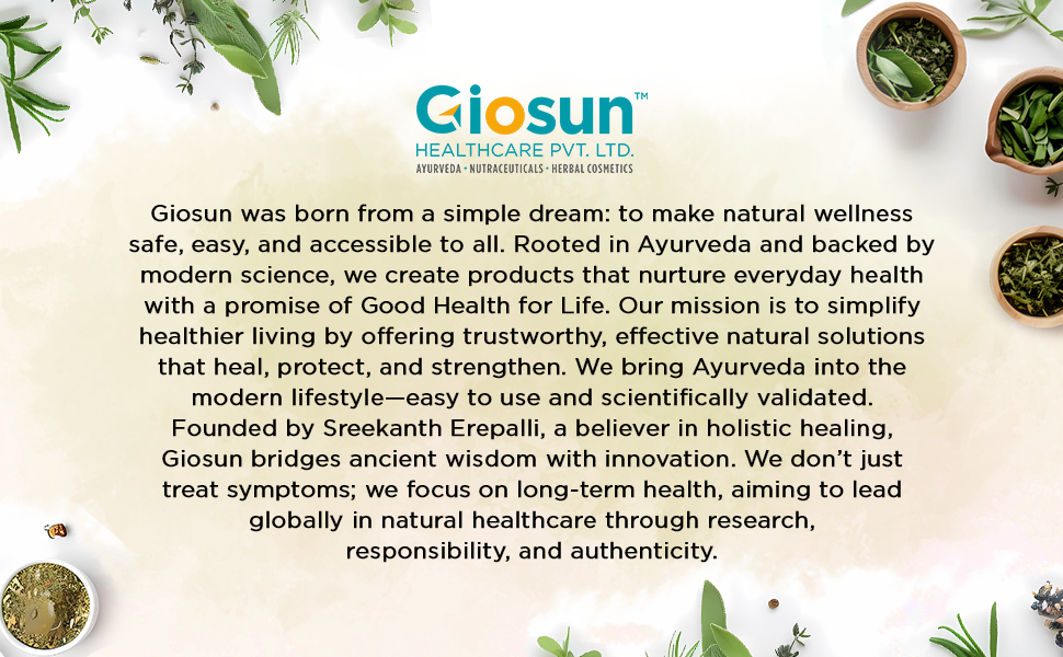 Giosun CurcuAmrit Drops | Curcumin-Rich Ayurvedic Wellness| Natural Immunity Support | Rich Antioxidant Support | Enhanced Absorption with Maricha | Herbal Daily Wellness Drops | 30ml