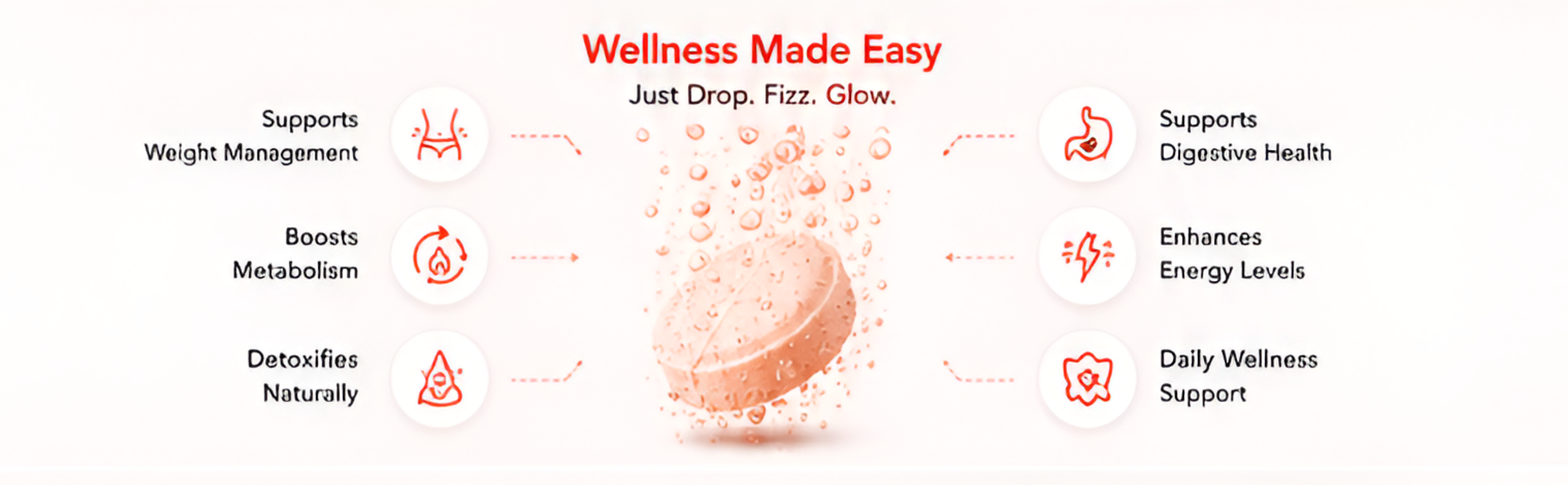 ACV Effervescent Tablet, Apple Flavour, 500mg, Pack 1
