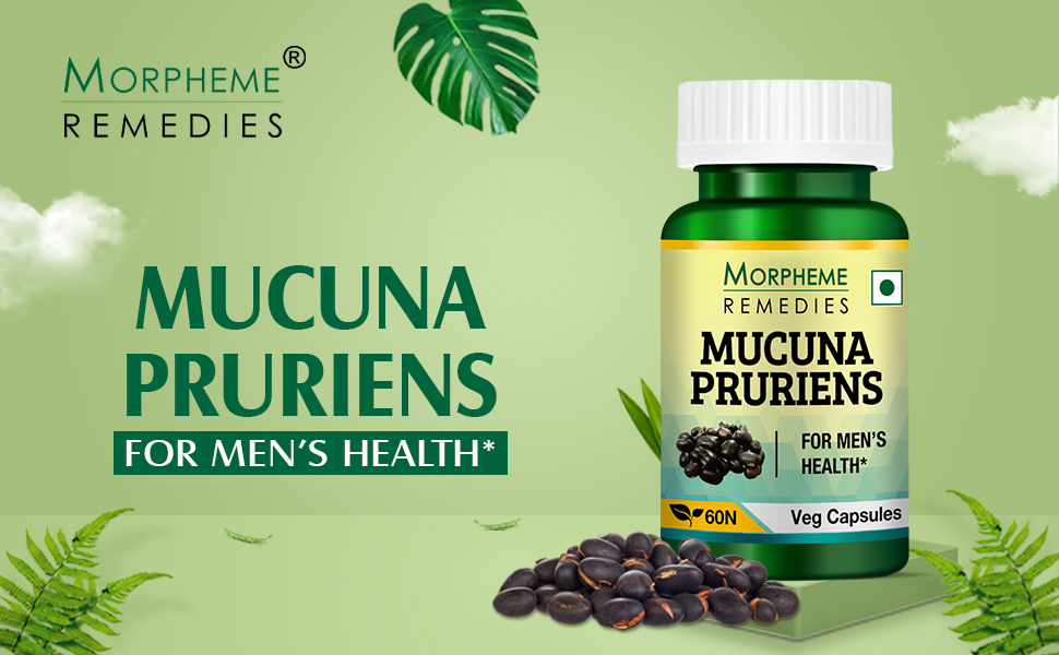 Morpheme Remedies Mucuna Pruriens Kapikachhu 500 mg -Pack Of 60 Veg Capsules