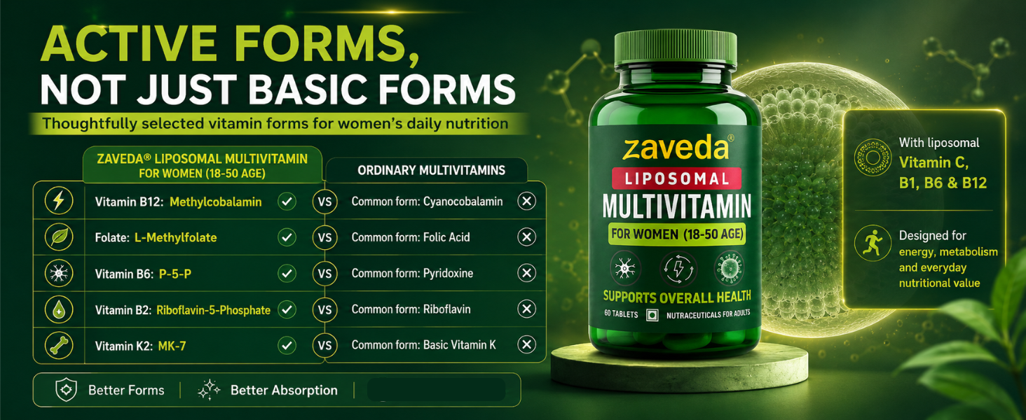 Liposomal Multivitamin for Women, 60 Tablets