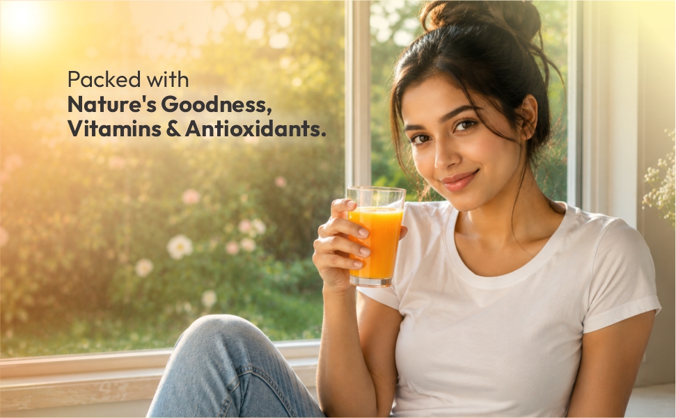 Sea Buckthorn Juice 500ml | Sugar Free Juice | Rich in Omega 3, 6, 7 & 9 | 98% Sea Buckthorn Pulp | Herbal Wellness Juice