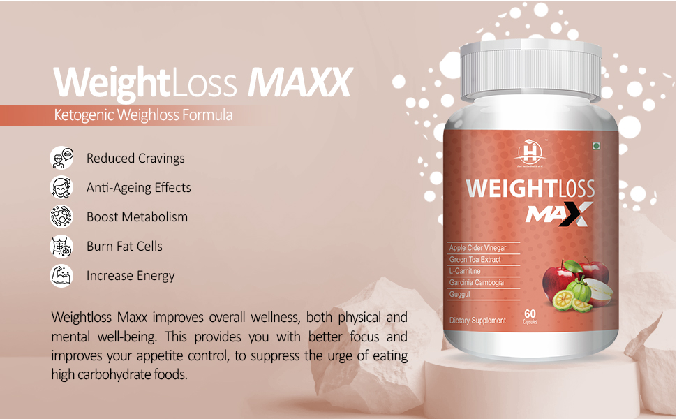Healthy Nutrition - Just for the Health of it Lean Mass Fat Burner for Men & Women with Green Coffee Bean Extract | Caffeine & Chromium | Weight & Fat loss supplement - 60 Tablets