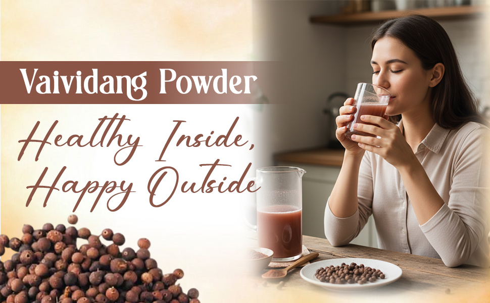 Vaividang Powder | Ayurvedic Herbal Supplement for Digestion, Gut Balance & Natural Detox | 100 g