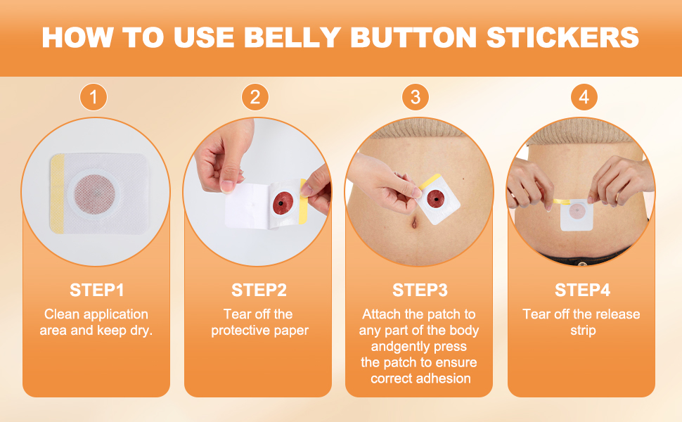Slimming Navel Sticker Patches for Weight Loss (10 Pcs) – Herbal Belly Patch for Waist Support, Body Shaping & Skin-Friendly Use – Waterproof & Breathable Navel Stickers for Men & Women