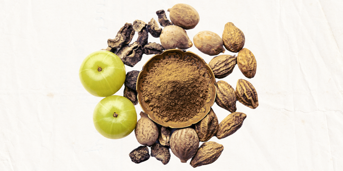 Triphala Churna With Choti Harad 1:2:4 Ratio (1 Choti Harad-2 Baheda-4 Amla) 100% Pure Powder | No Adulteration | No Preservatives | Non GMO | Hand Picked Sun Dried