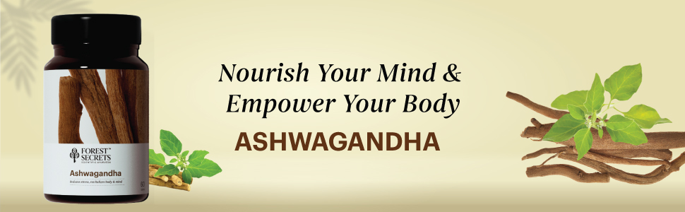 Ashwagandha Capsules | 100% Natural Stress Relief & Sleep Support | Improves Strength, Immunity & Recovery | For Men & Women | 60 Capsules