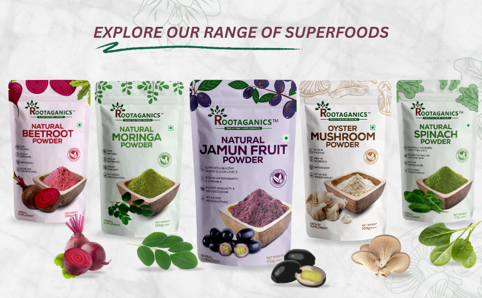 Jamun Fruit Powder 100g | 100% Pure & Natural | Rich in Antioxidants | Supports Blood Sugar Balance, Digestion & Immunity | No Additives, No Preservatives | Vegan | Superfood Powder