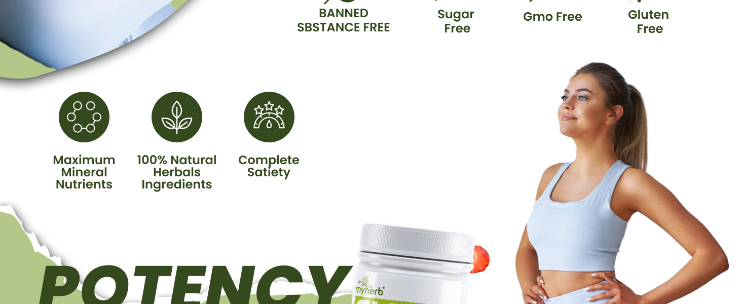 MYHERB Slim Up Meal Replacement Shake With 16 Natural Herbal Blend(Ayurvedic Formula) For Weight Control&Management-13.5g Protein-23 Vitamins Men&Women (Strawberry Milk Shake, 1 kg (Pack of 1))
