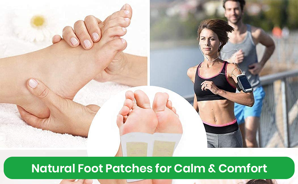 Detox Foot patches Cleansing Toxin Remover Foot Pads Pain Relief Stress Relief Sleep Patch for Herbal And Gentle Ingredient Detoxification For Men And Women(PACK OF 5(50PADS))