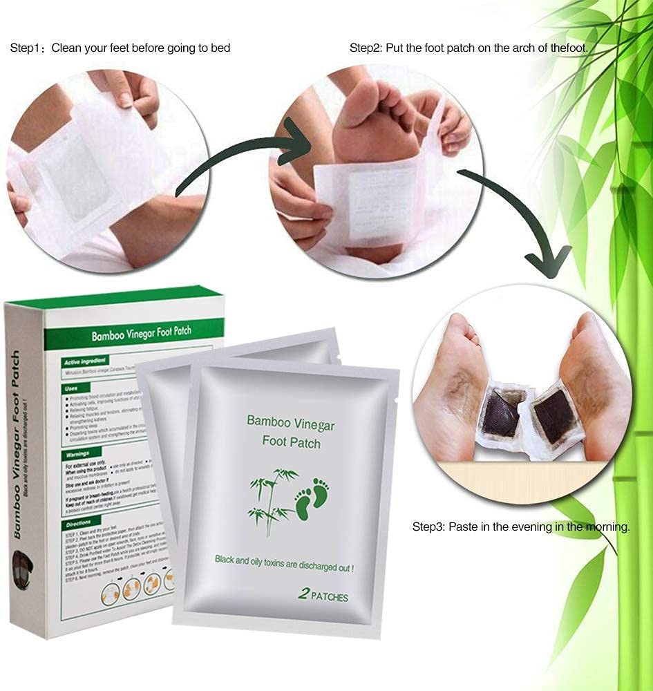 FEDORA Premium Detox Foot patches, Cleansing Toxin Remover Foot Pad, Stress Relief Sleep Weight Loss Patch, For Men & Women (1)
