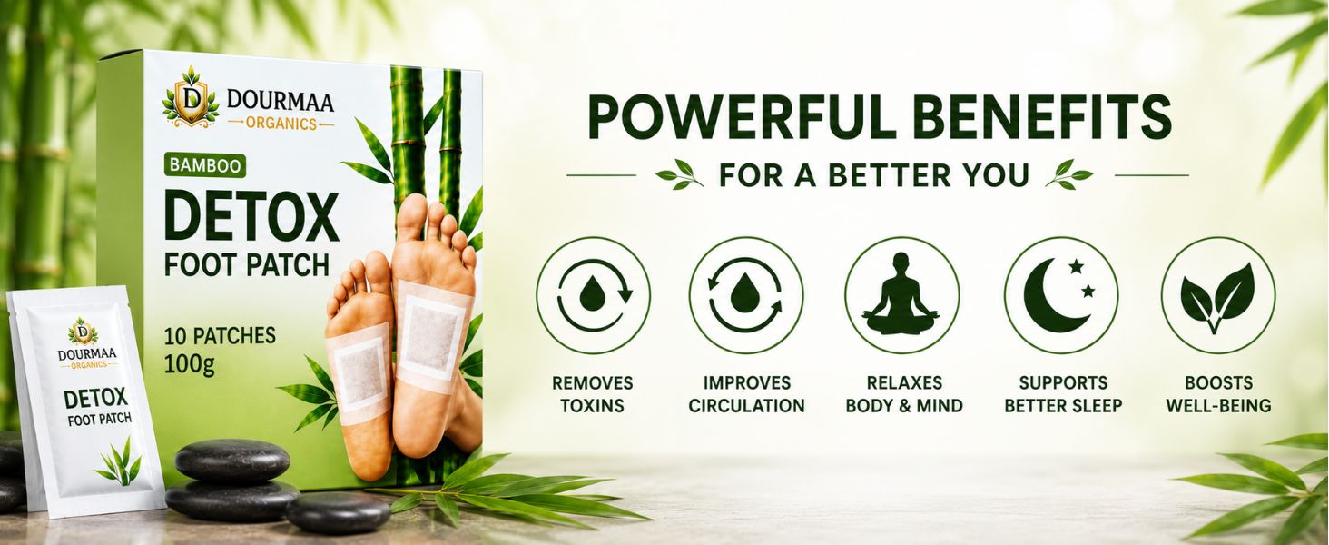 Detox Foot Patches, 5 Boxes = 50 Patches