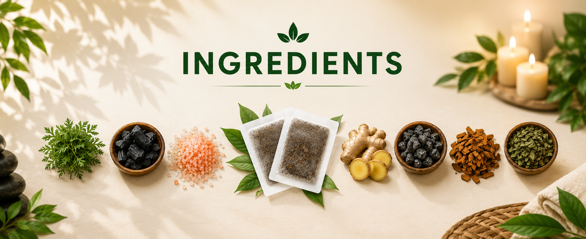 Herbal and Gentle Ingredient Foot Pads - (10 pieces,Pack of 1)