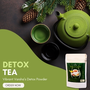 Premium Detox Powder for Digestion & Gut Health | Helps Relieve Bloating, Acidity & Constipation | Boosts Metabolism | 100% Natural | 100 Gram x 2