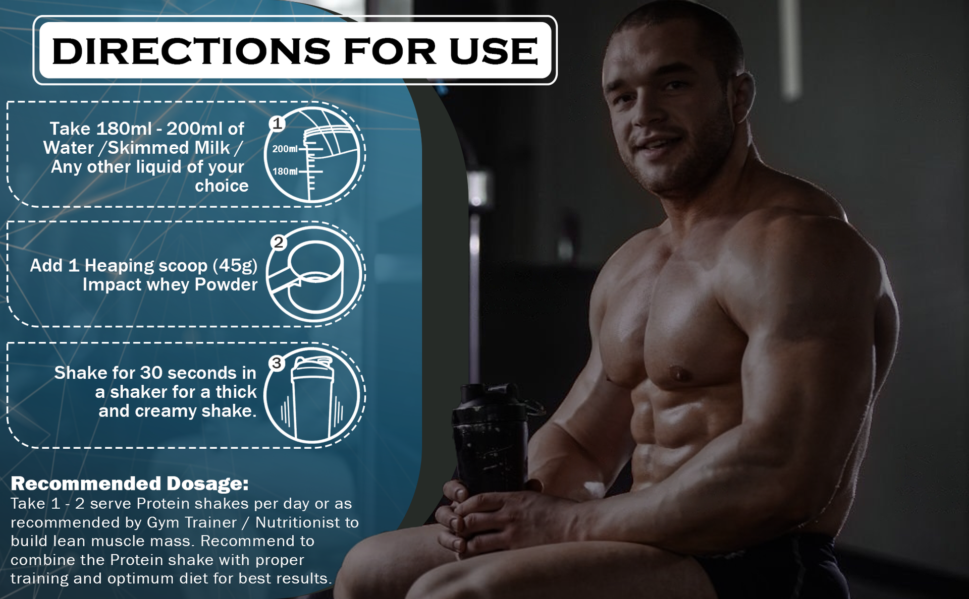 NAKPRO NUTRITION Impact Whey Protein Isolate & Concentrate | 2 kg | 24g Protein | Chocolate | Trustified Certified | Added Digestive Enzymes, Vitamins & Minerals