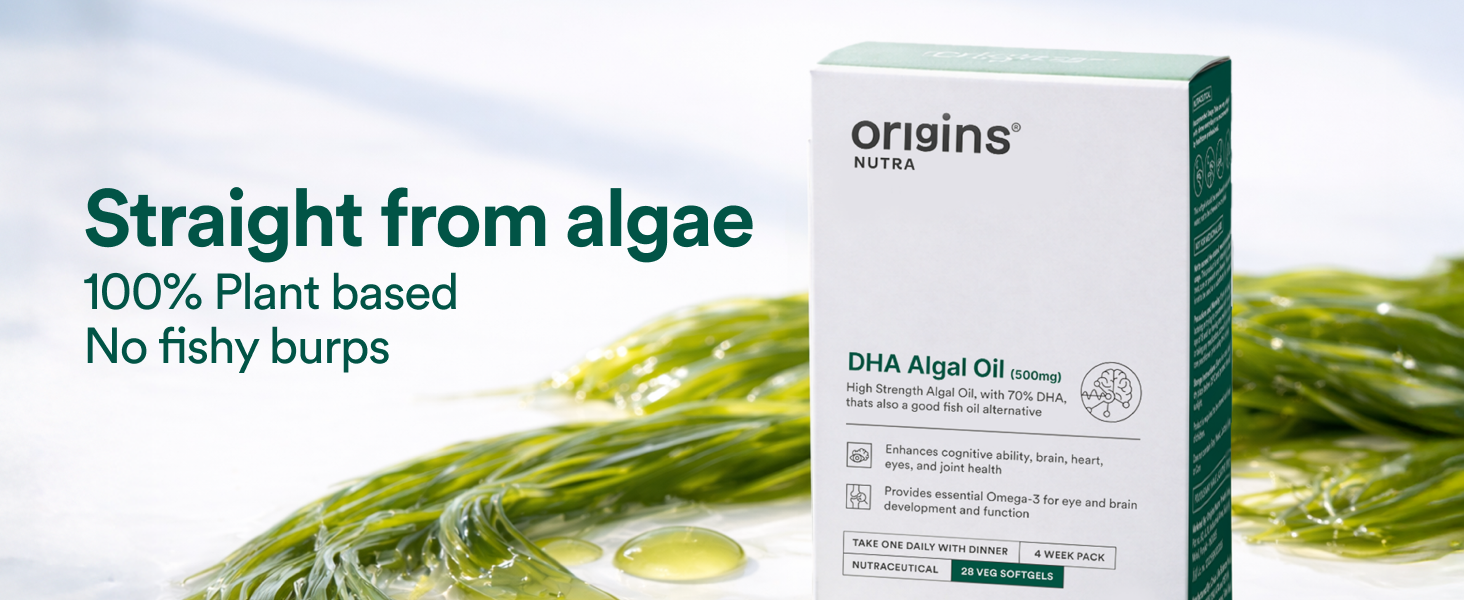 Origins Nutra Algal Omega-3 with OmegaVie® Polaris | Sourced from France