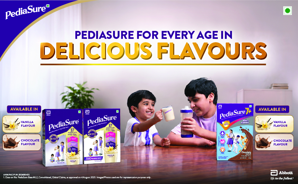 Pediasure Nutritional Drink Powder 1.9 kg, Vanilla, Scientifically Designed Nutrition for Supporting Kids Growth